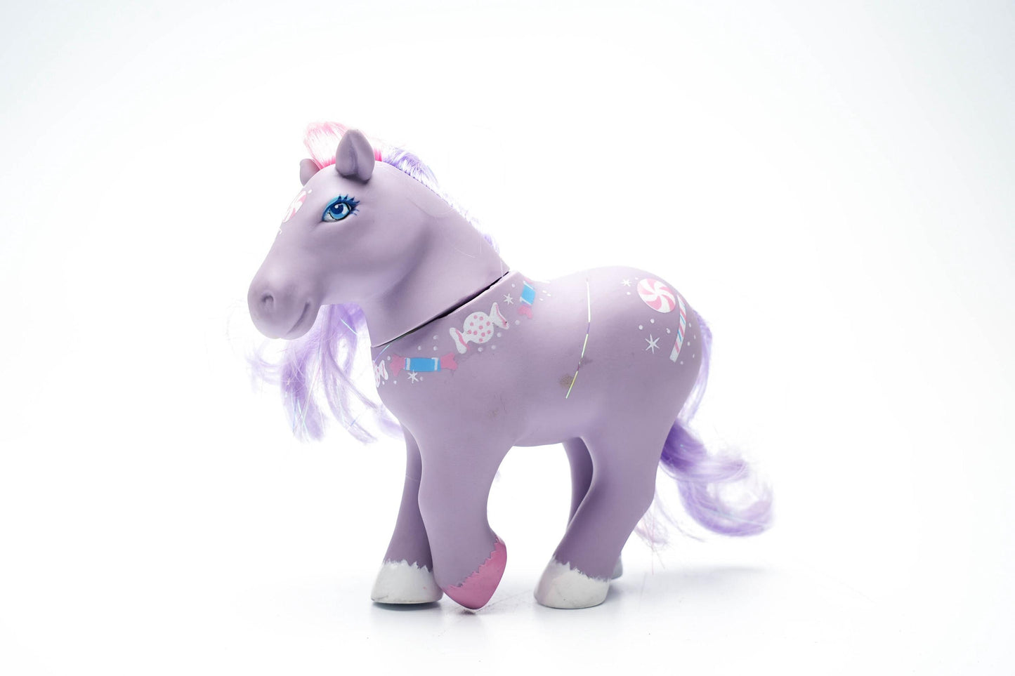 Vintage 1984 Lanard Pony – Mijn Kleine Fakie Paard met Snoepdesign