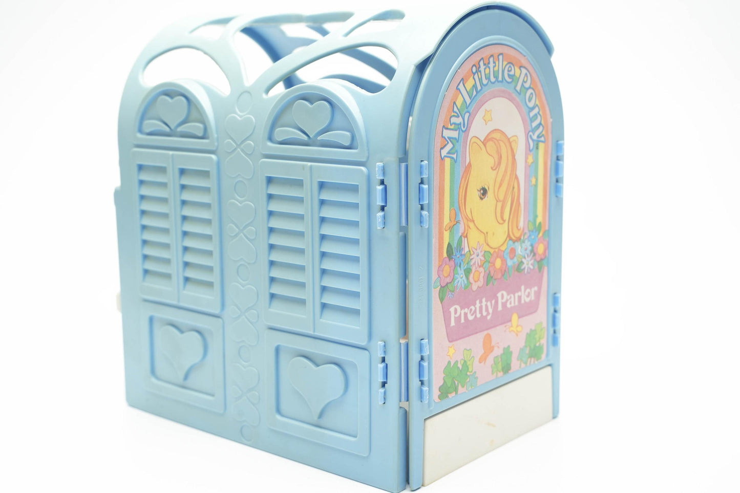 Vintage My Little Pony Peachy met Paardenstal – G1 Grooming Parlour 1983