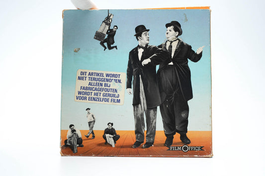 FilmOffice Super 8 Box – Laurel & Hardy, Charlie Chaplin, Buster Keaton | Vintage Slapstick Collectorsbox | ca. 1970s