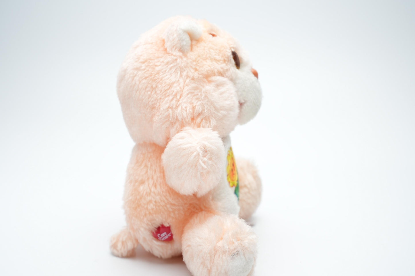 Vintage Friend Bear Care Bear plush - 16 cm (6,3 inches) - zeldzame perzik roze vintage pluche