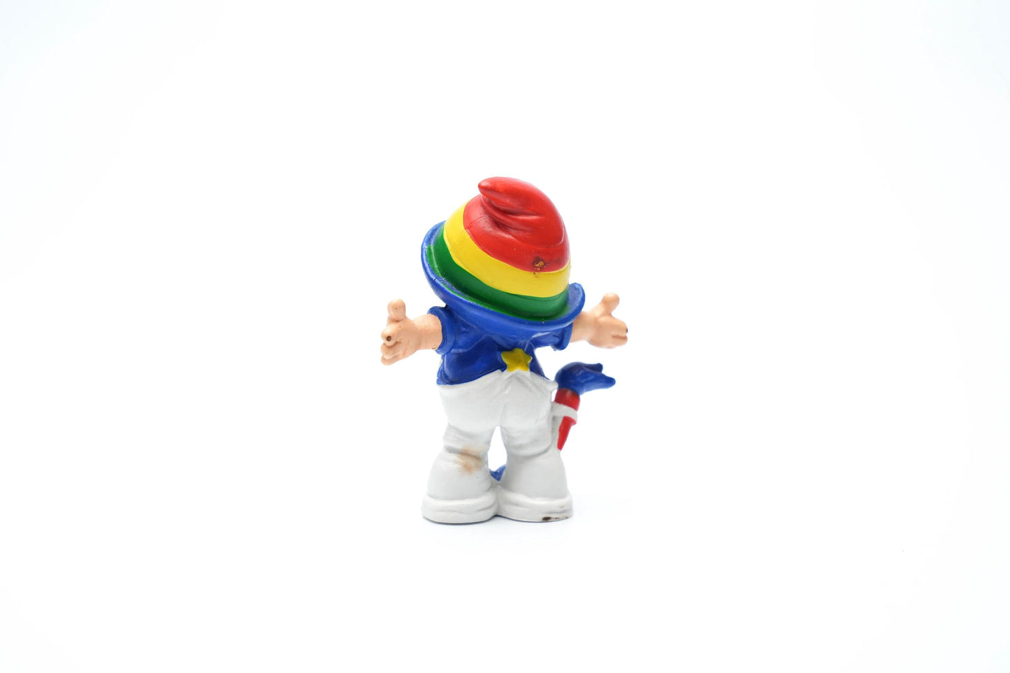 Vintage 1986 Rainbow Brite “Painter” PVC figuur – Wallace Berrie – Rainbow Kids collectie