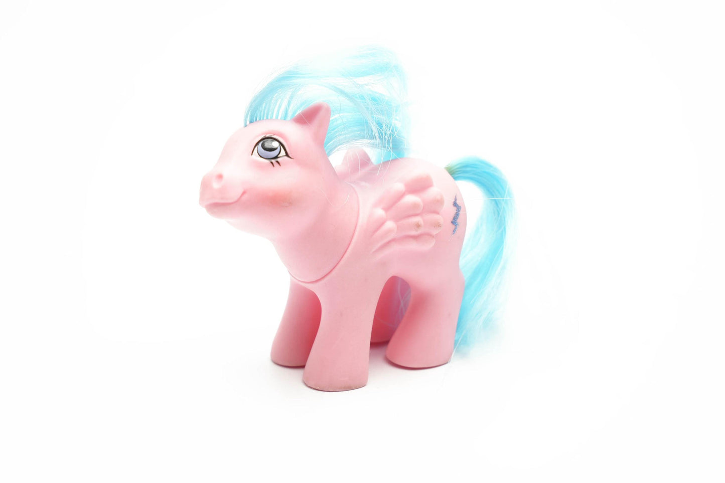 Vintage My Little Pony Baby Firefly – G1 Pegasus Pony 1984 – Roze met Bliksemschicht
