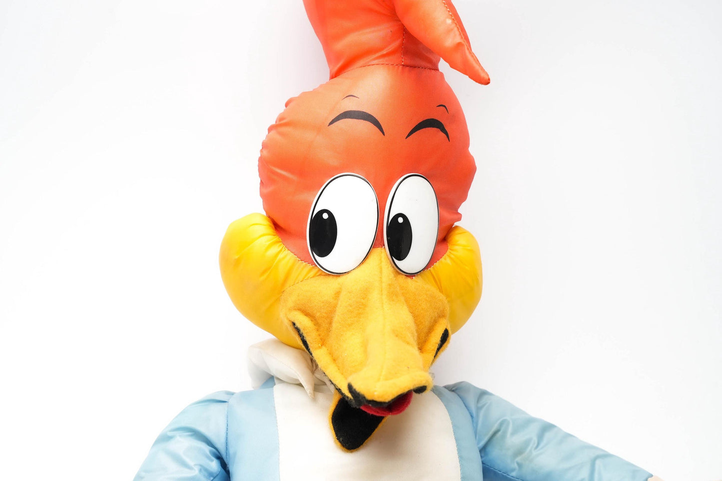 Vintage Woody Woodpecker Knuffel – 60 cm / 23.6 inch – Bikin België – Zeldzaam Looney Tunes Verzamelobject