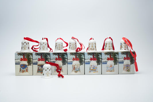 Hutschenreuther Porseleinen Kerstklokjes - Selecteer uw Jaar (1978-1987)