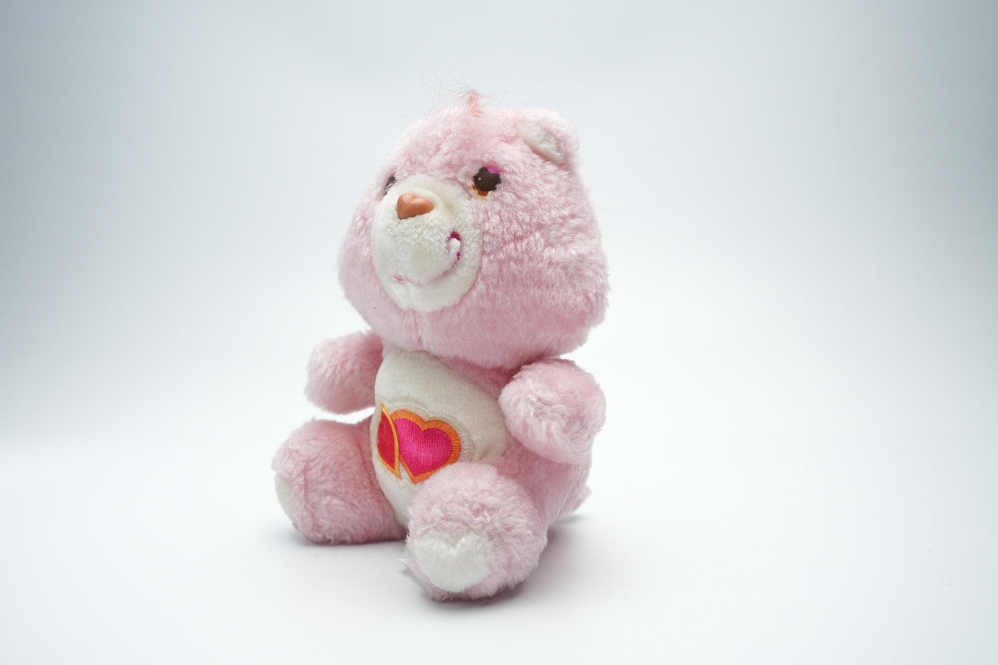 Vintage Love-a-Lot Bear Care Bear plush - 16 cm (6,3 inches) - roze vintage pluche