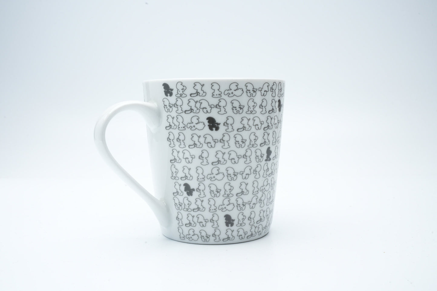 Leuke Smurfen mok in de kleur zwart en wit | voor de verzamelaar van Smurfen