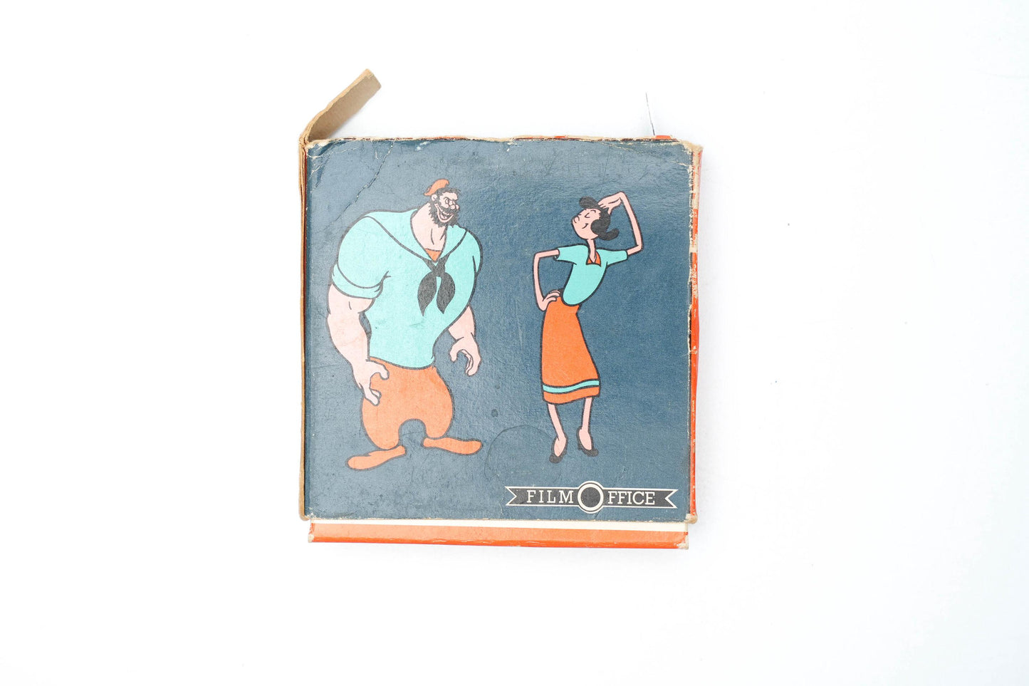 Vintage Super 8 Film – Papa Popeye – Film Office – Zwart-Wit 8mm – Jaren '60/'70 – Cartoonesk Collectorsitem