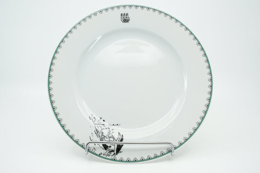 Vintage TinTin bord uit 1996 maakt deel uit van de L'oreille cassée collection | Vintage kuifje 1996 bord L'oreille cassée servies