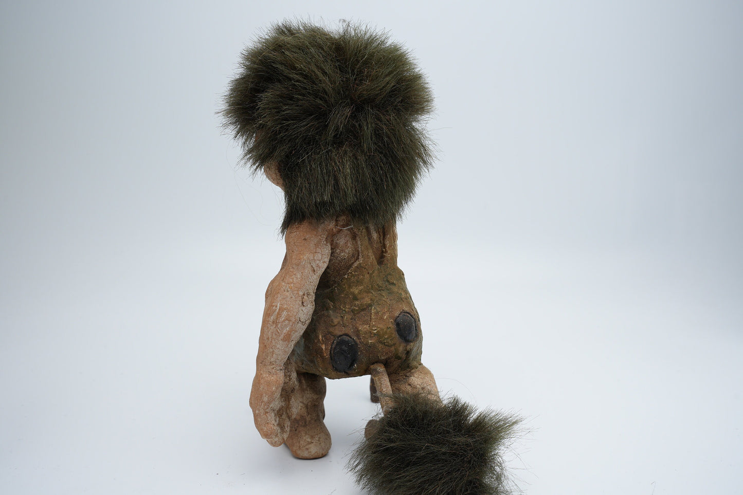 Nyform Troll nummer 122 - prachtige grote vintage troll - handgemaakt in Noorwegen