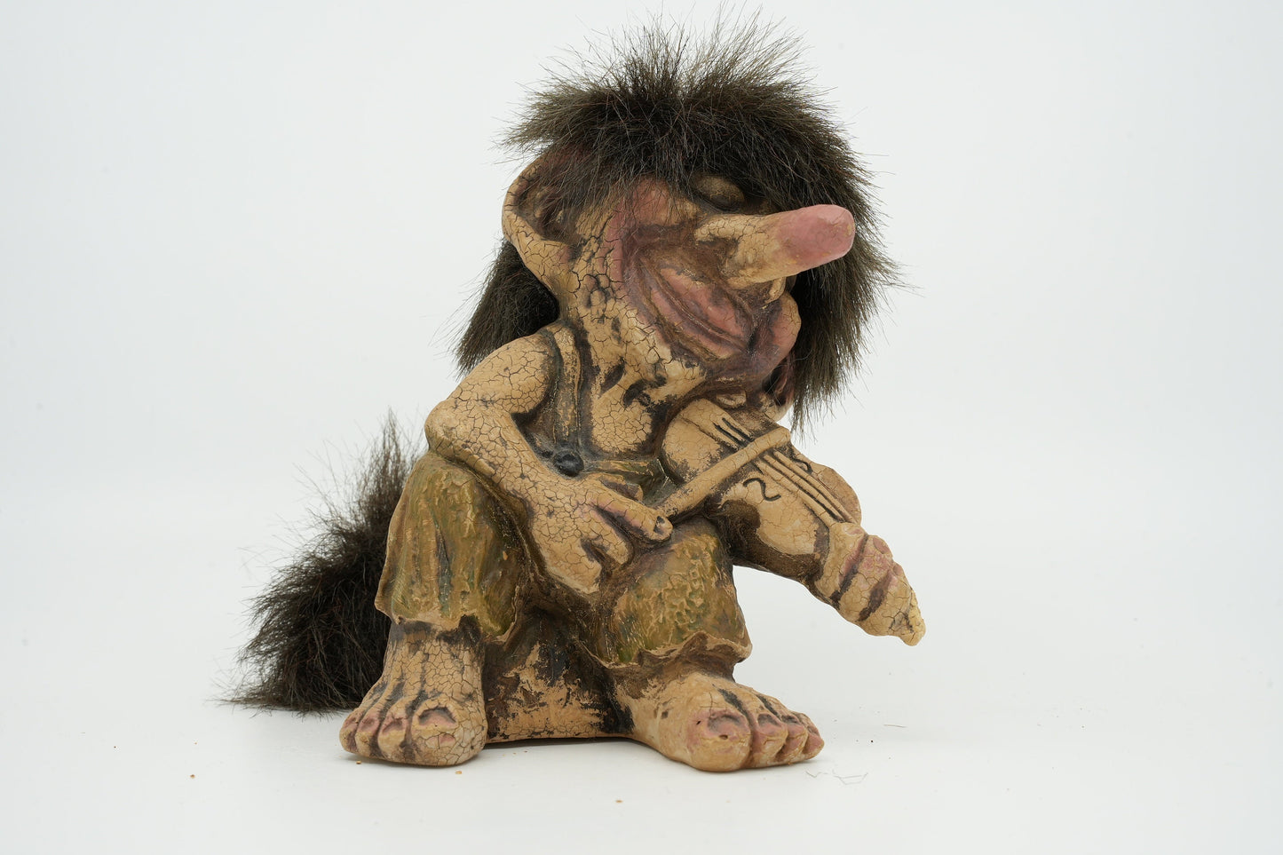 Vintage original Nyform Trol man met origineel kaartje | Nyform nummer 245 |Vintage nyform | Troll  (oude generatie) | Nyform Viool