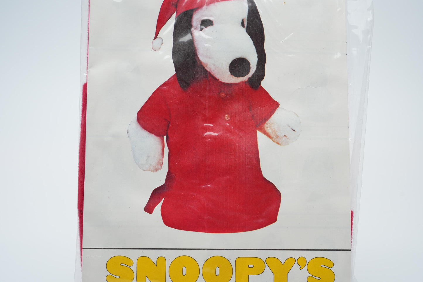 Snoopy's Wardrobe - Vintage Snoopy Kerstoutfit (1980s) - Nieuw in Verpakking