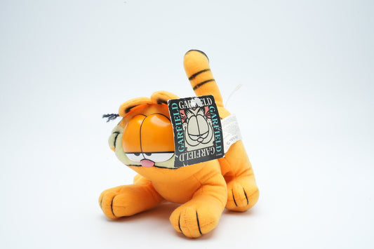 Garfield vintage plush met kaartje | prachtige Garfield plush voor de verzameling