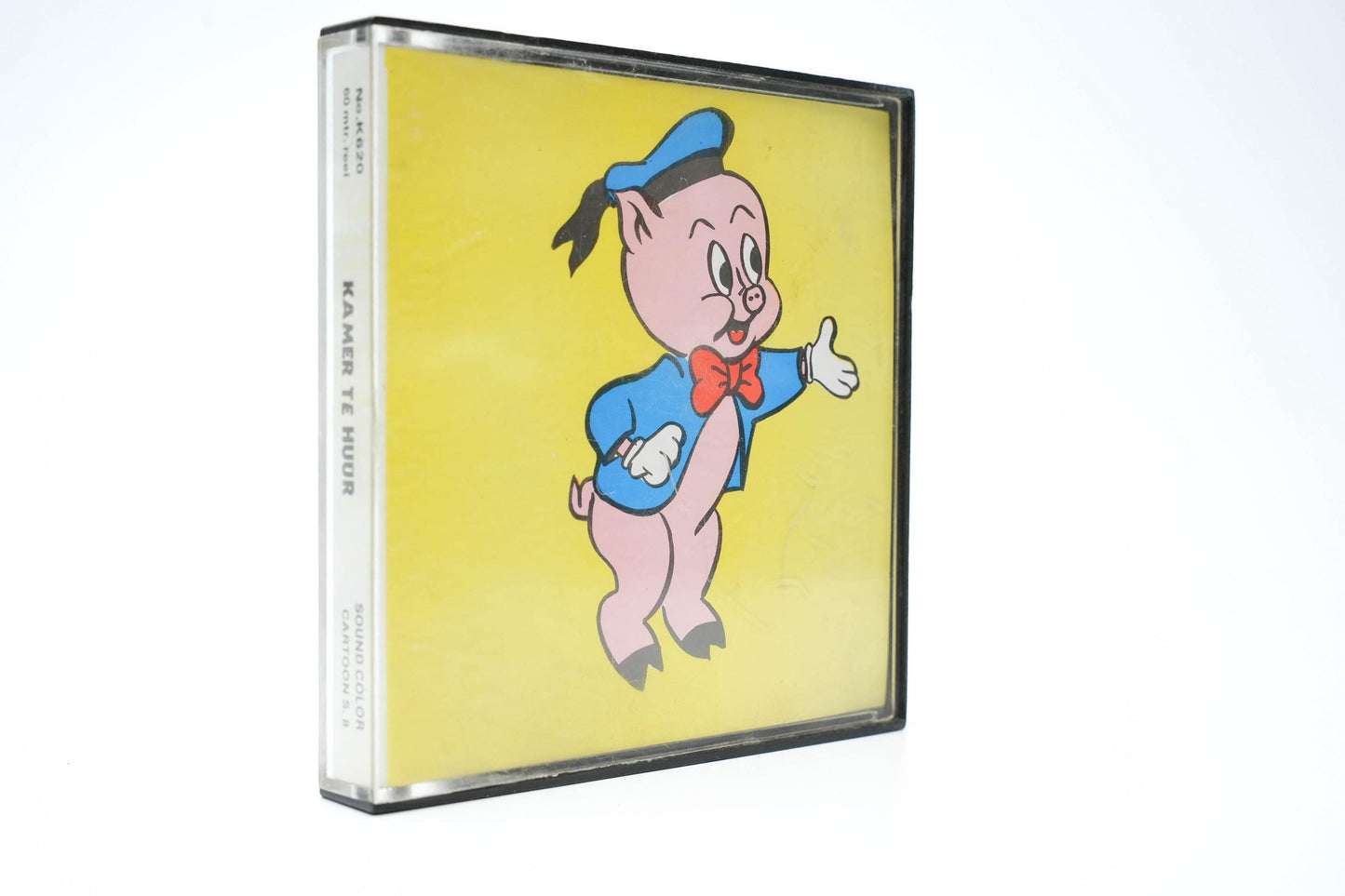 Kamer te Huur – Super 8 Cartoon met Geluid en Kleur | Porky Pig stijl | Nr. K620 | 60m Reel | Vintage