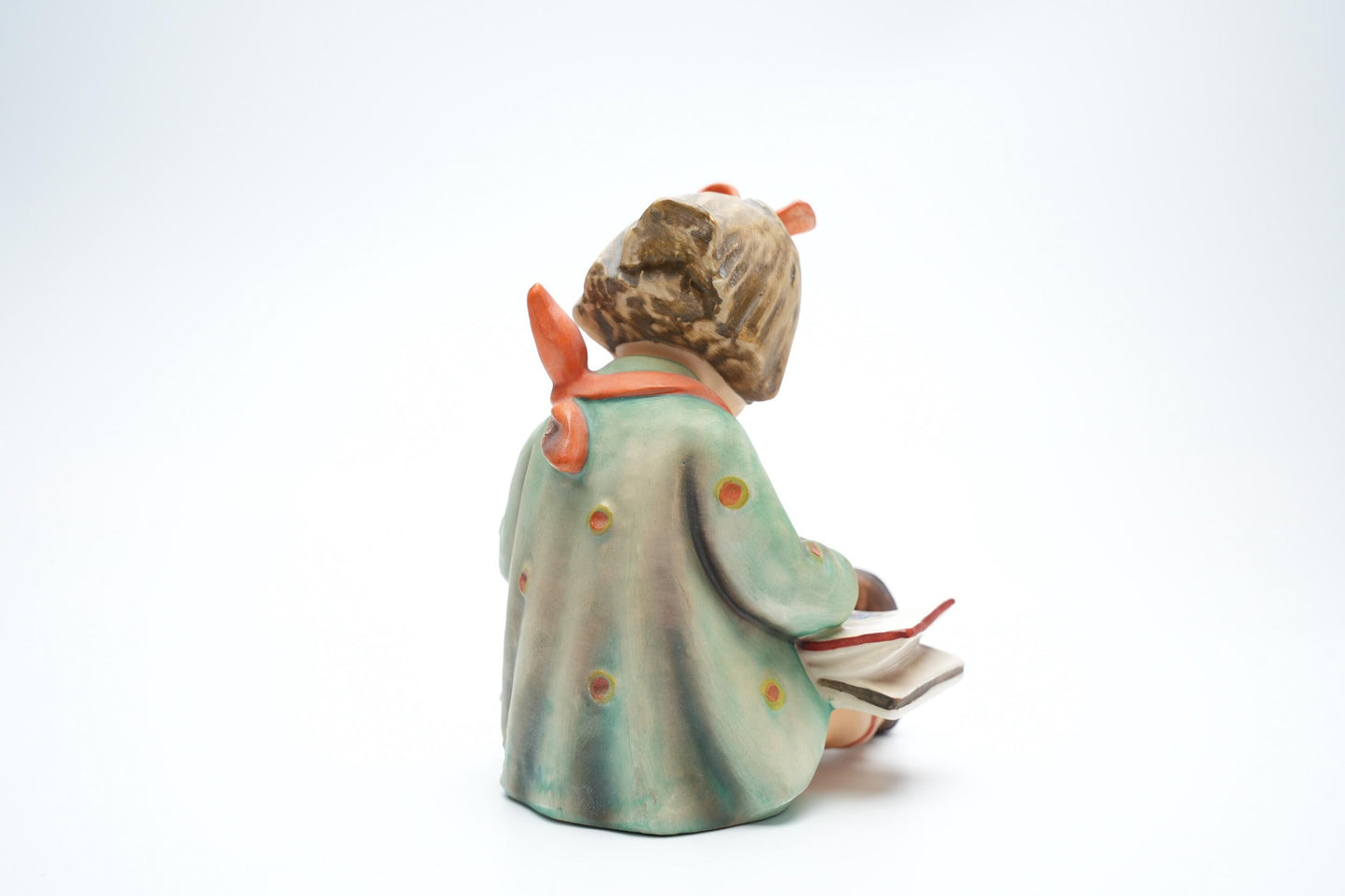 Vintage Hummel Beeldje 'Meisje met Boek' - TMK-6 (14 cm / 5,5 inch)