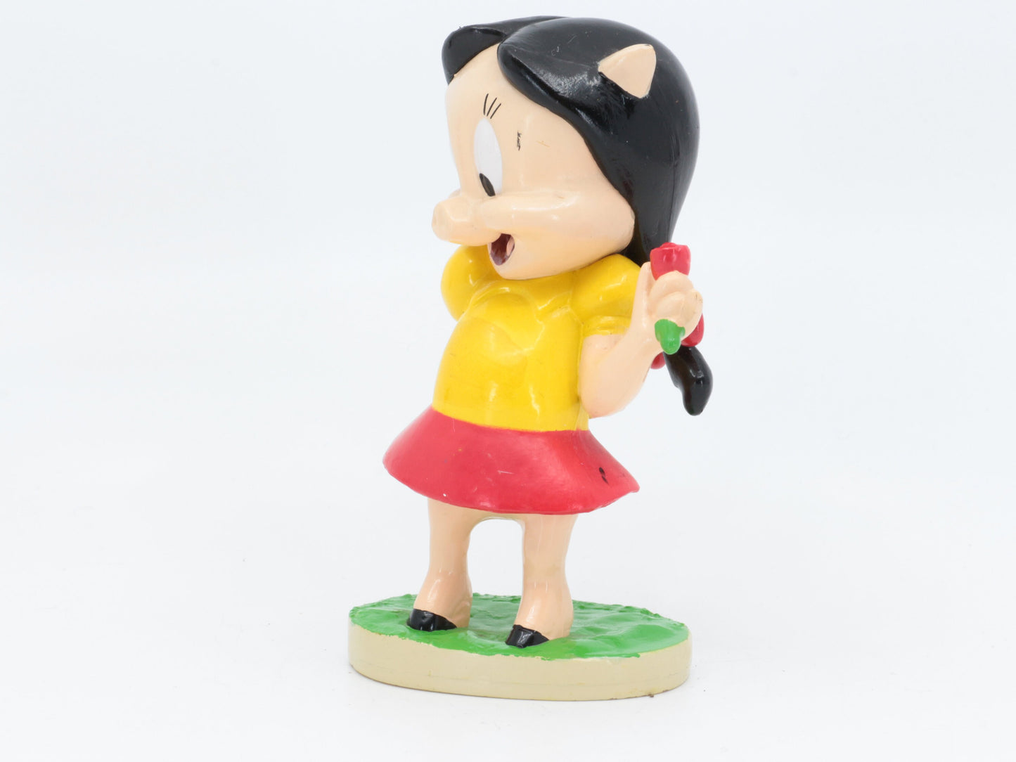 Zeldzame figuur Looney Tunes Petunia Pig| Verzamelbaar beeld| Looney tunes DEA | Looney Tunes poppetje | Varken van de Looney Tunes
