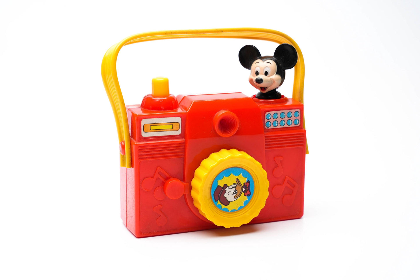 Vintage Mickey Mouse Muziekcamera – ILCO Pre-School Toy – Walt Disney – In Doos – Jaren ’70–’80