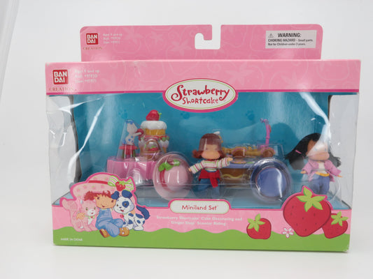 Strawberry Shortcake Ginger Snap Cake Decorate Miniland Set Vintage | Bandai | Strawberry shortcake | Vintage