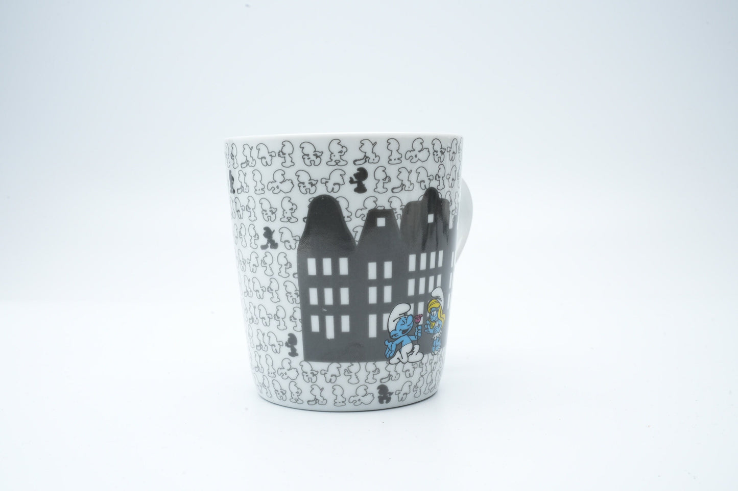 Leuke Smurfen mok in de kleur zwart en wit | voor de verzamelaar van Smurfen