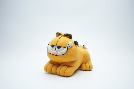 Garfield de kat ligt te chillen op de grond | schattige kleine Garfield plush