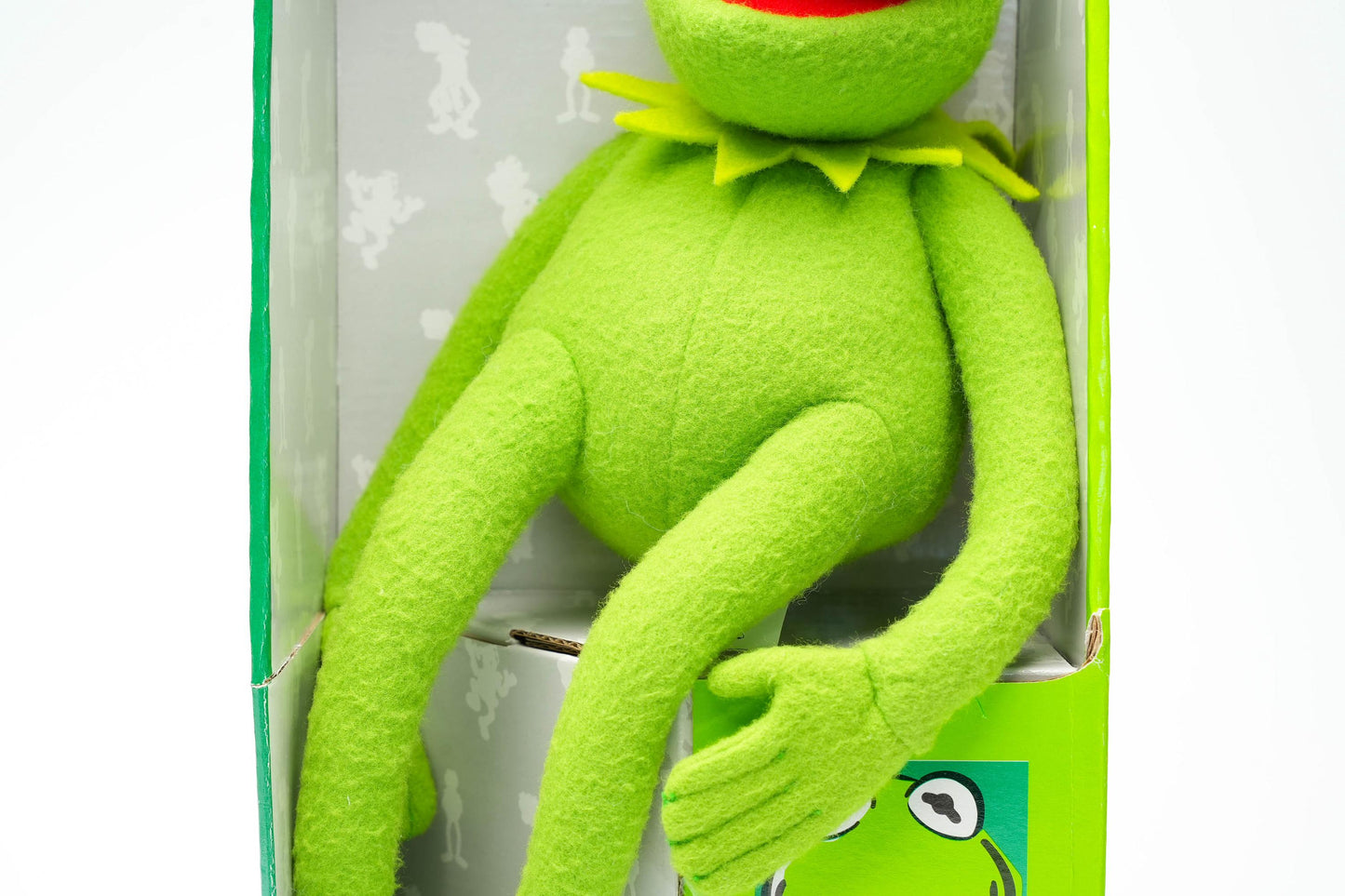 Kermit de Kikker Knuffelpop in Doos – Kermit Collection – 35 cm / ca. 13.8 inch – Vintage IGEL