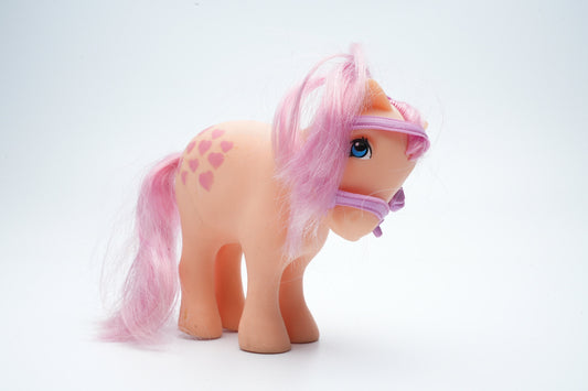 Peachy Pink Hearts | roze hartjes G1 My Little Pony | My Little Pony paarden