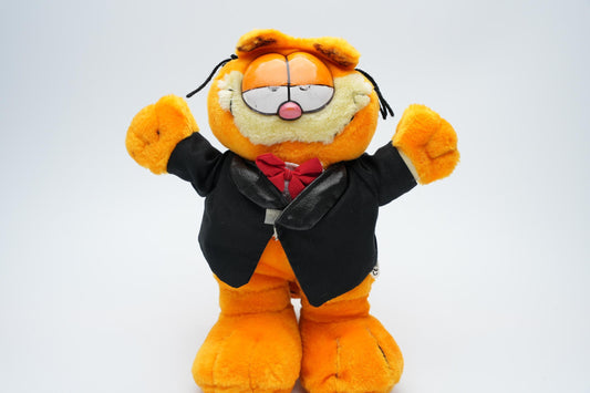 Vintage Garfield Knuffel in Smoking - United Feature Syndicate Inc. & Paws (1981)