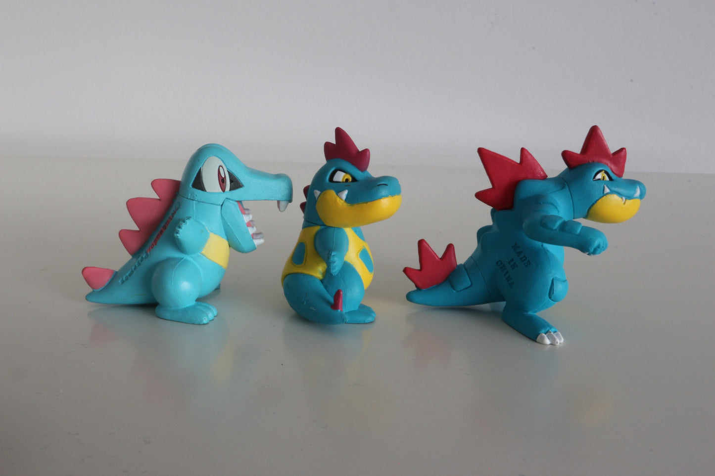 Pokemon figuren uit verschillende jaartallen (Nintendo) water Pokemon