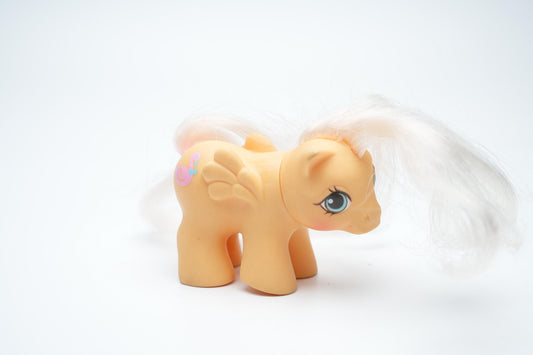 My Little Pony Vintage Figurine – Oranje met Witte Manen