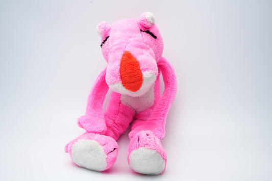 vintage Pink Panter plush | roze panter plush | Vintage Pink Panther verzamelitems