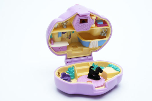 Vintage Polly Pocket Dazzling Dog Show 1993 – Met Originele Hond – Bluebird Toys