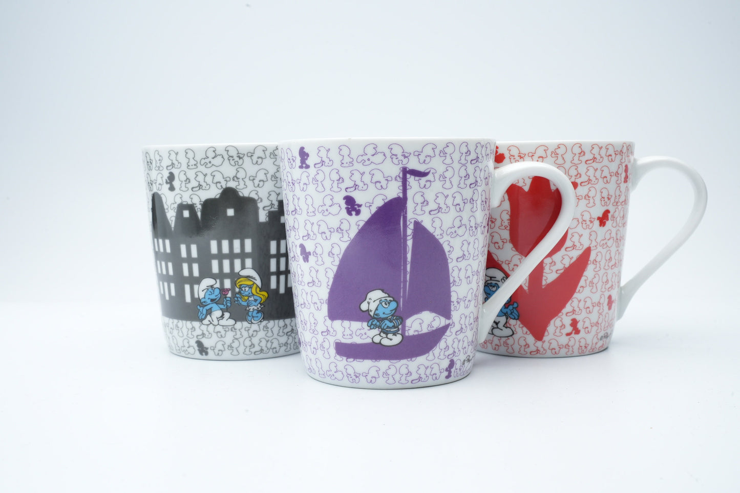 Smurfen mokken set van 3 | Schattige smurf mok | een echt verzamel item
