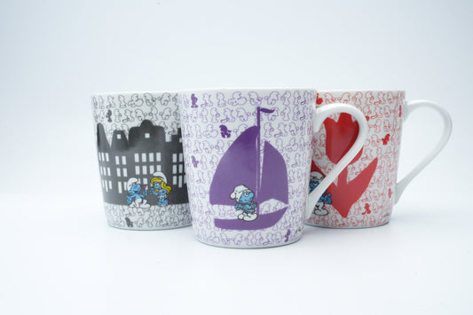 Smurfen mokken set van 3 | Schattige smurf mok | een echt verzamel item