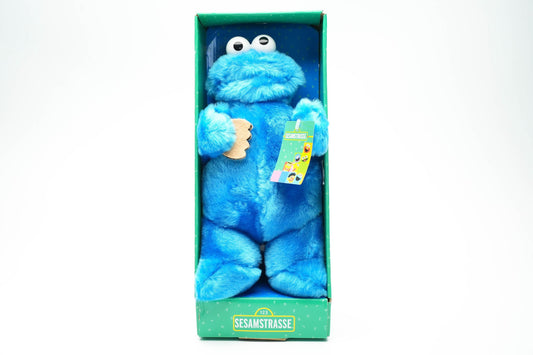 Sesamstraße Koekiemonster Knuffel in Doos – 27 cm / ca. 10.6 inch – Vintage 2000 CATRIC