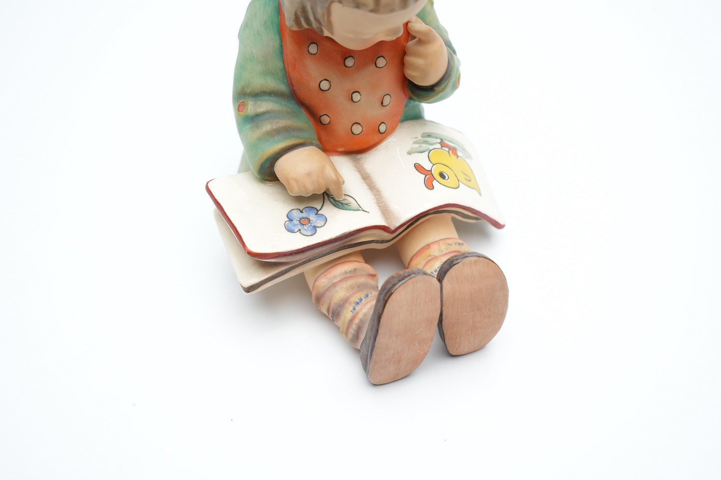 Vintage Hummel Beeldje 'Meisje met Boek' - TMK-6 (14 cm / 5,5 inch)