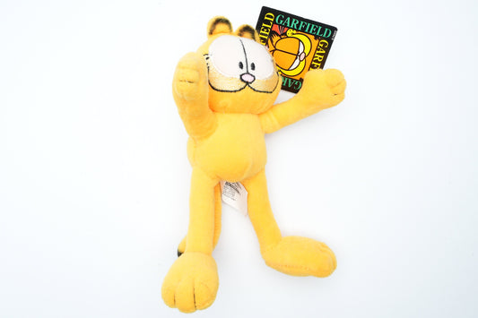 Garfield mini plush die kan staan | vintage plush van Garfield de kat
