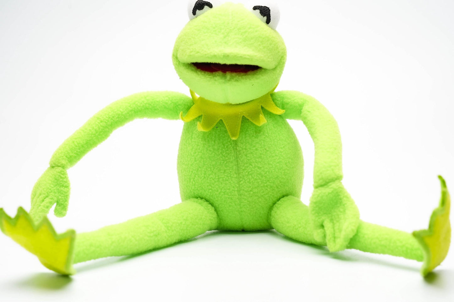 Vintage Kermit de Kikker knuffel – The Muppets Disney Parks uitgave – 28 cm (11 inch)