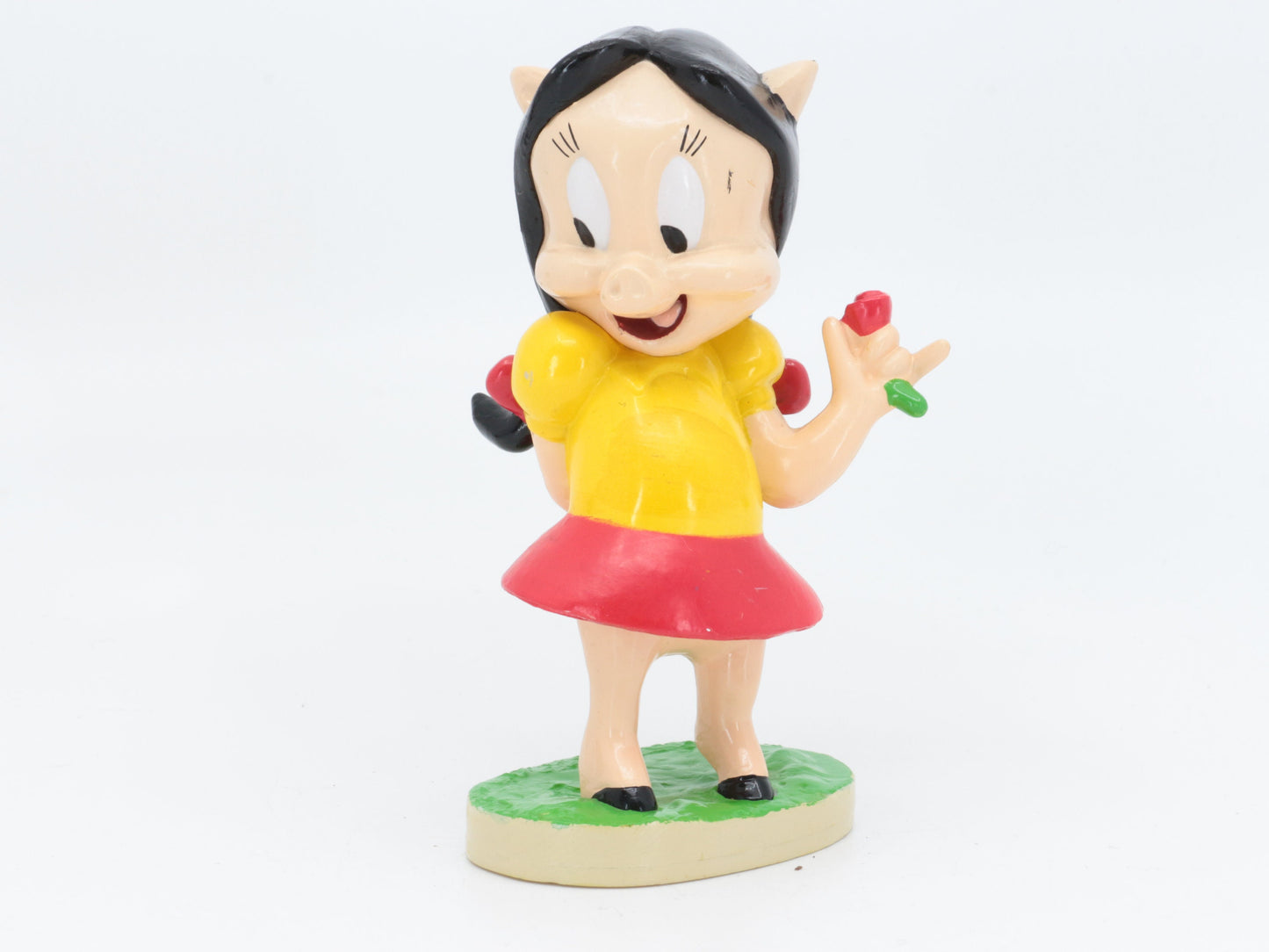 Zeldzame figuur Looney Tunes Petunia Pig| Verzamelbaar beeld| Looney tunes DEA | Looney Tunes poppetje | Varken van de Looney Tunes