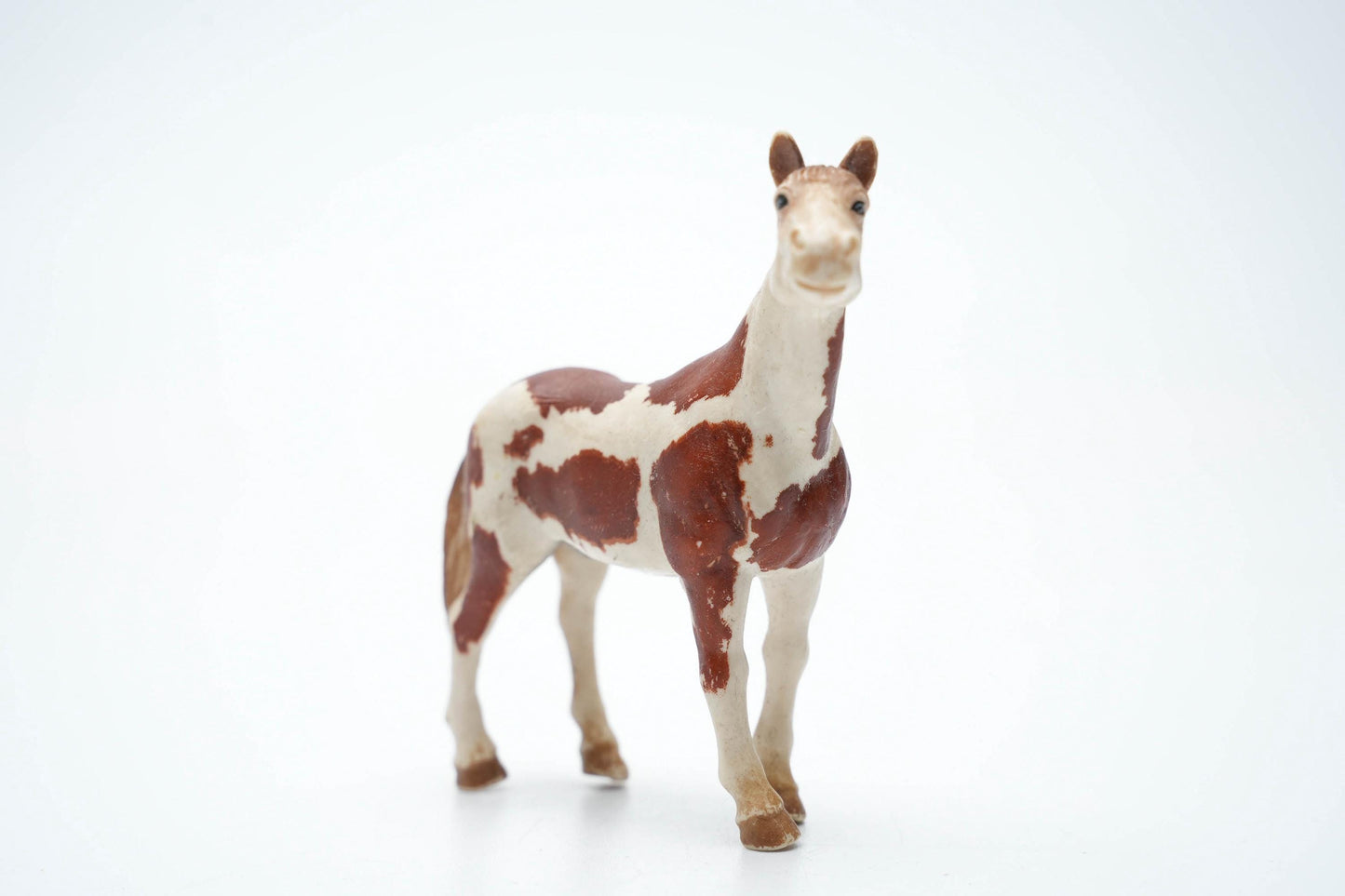 Schleich 13241 Pinto Hengst – 10 cm (ca. 3.9 inch) – 1995 – Vintage Paardenfiguur