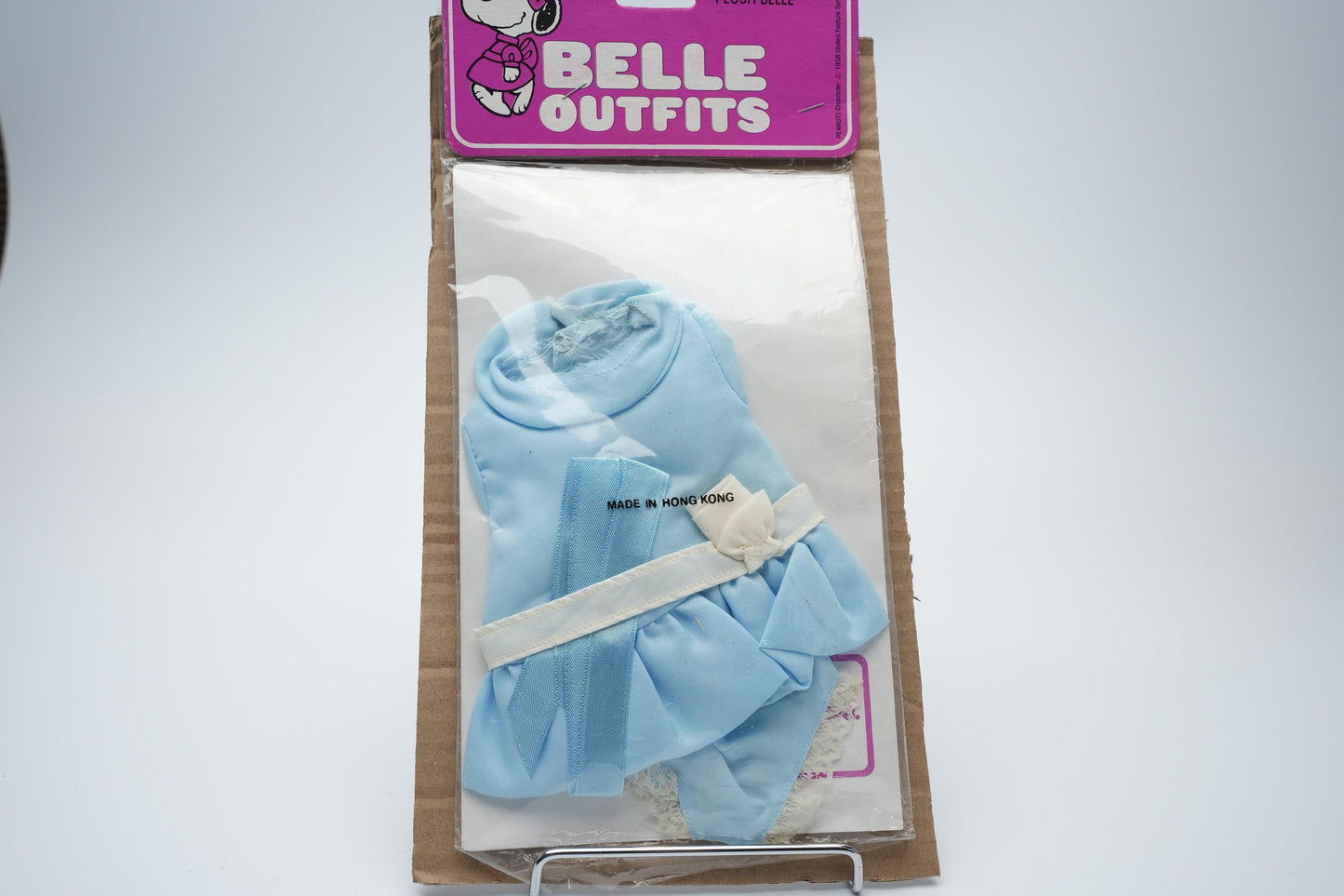 Belle Outfits - Vintage Snoopy Belle Blauwe Jurk (1980s) - Nieuw in Verpakking