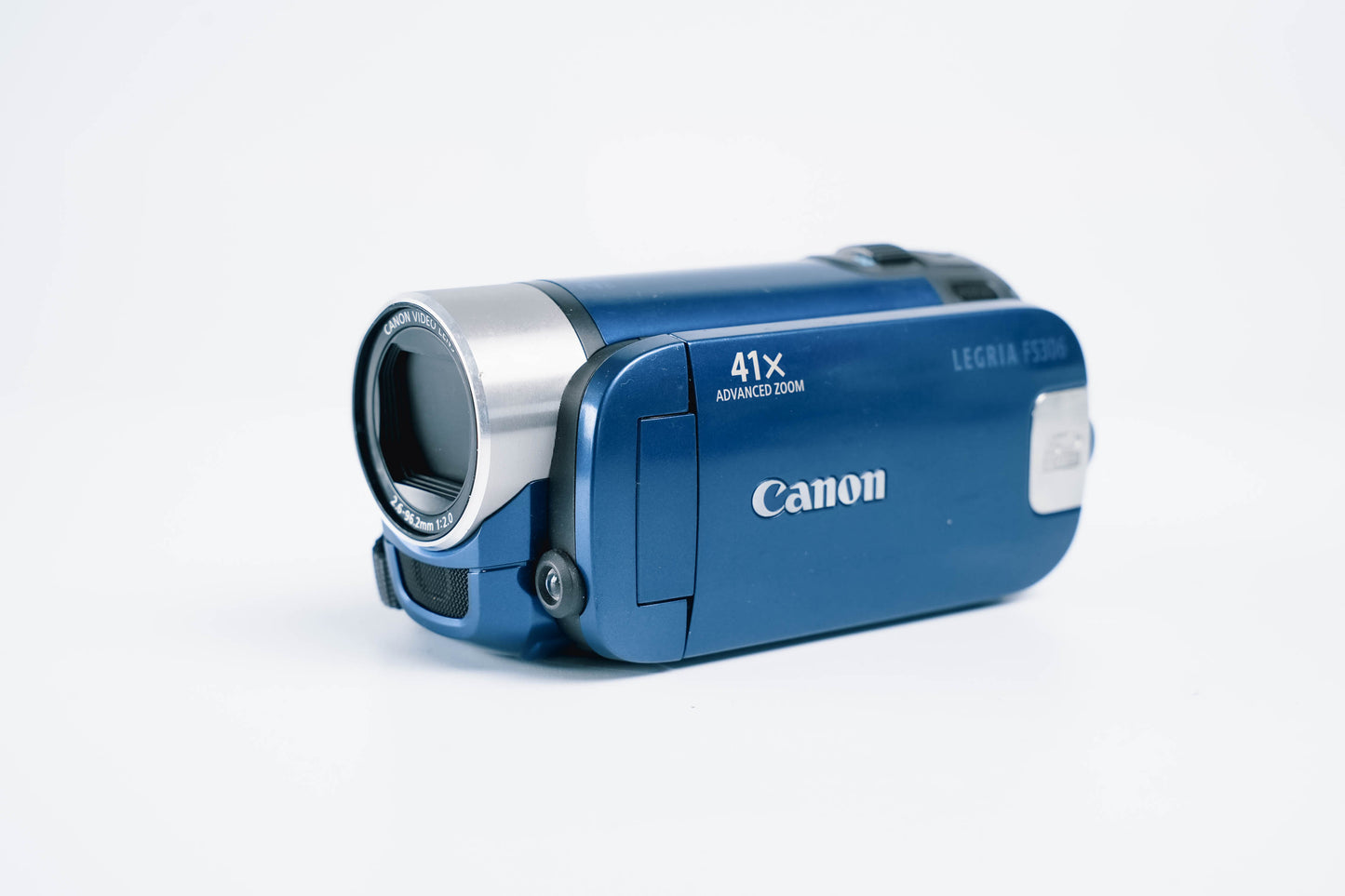 CANON LEGRIA FS306 DIGITALE CAMCORDER – BLAUWE EDITIE MET 41X ZOOM EN ORIGINELE ACCU