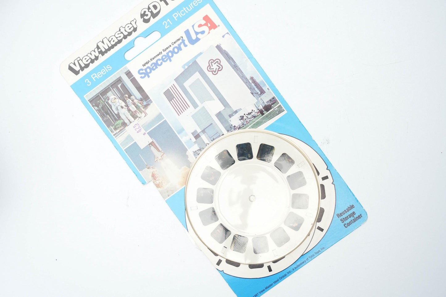 View-Master 3D Tour – NASA Kennedy Space Center’s Spaceport USA (1987) | Origineel Verpakt | Educatief & Retro