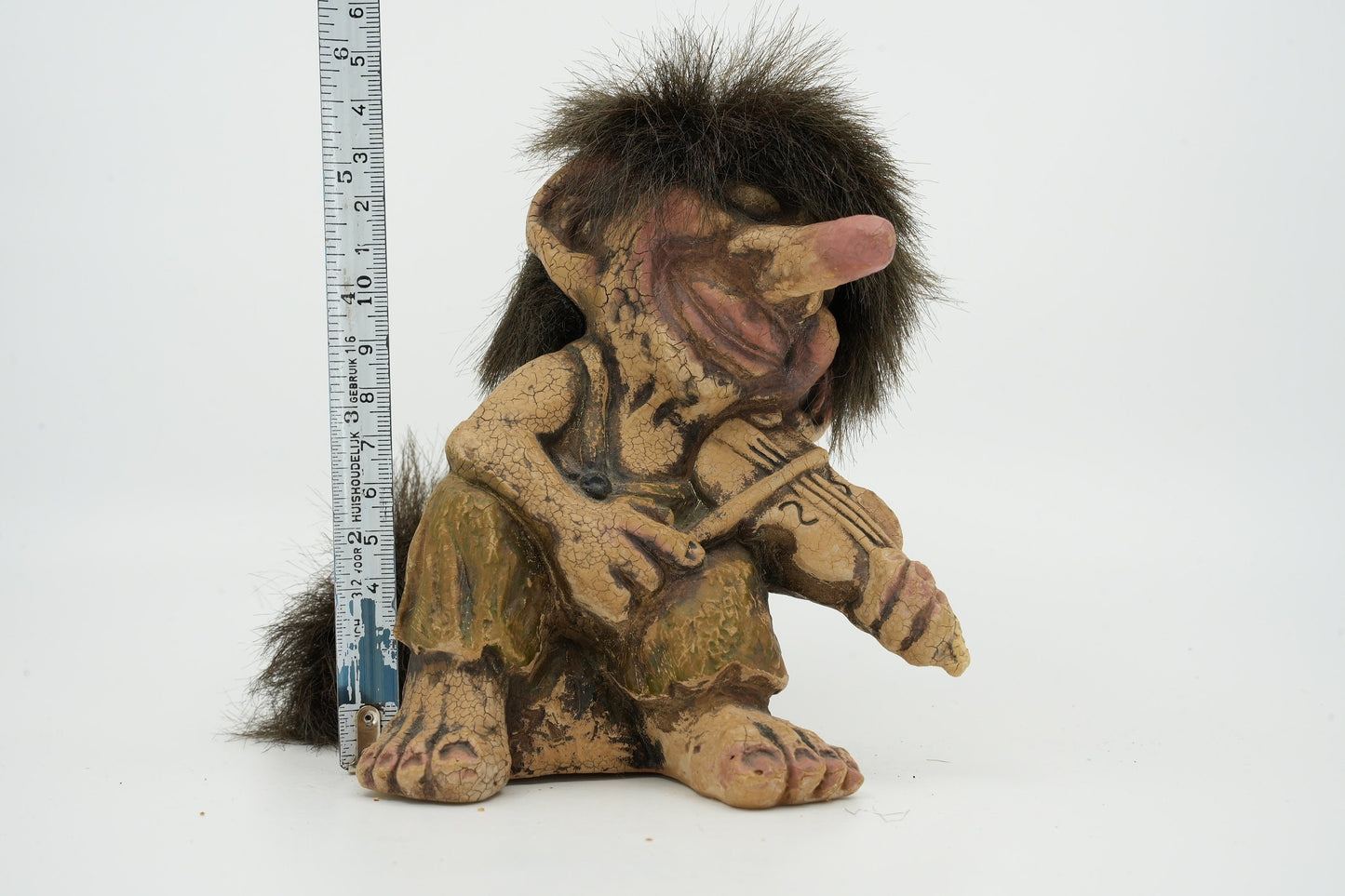 Vintage original Nyform Trol man met origineel kaartje | Nyform nummer 245 |Vintage nyform | Troll  (oude generatie) | Nyform Viool