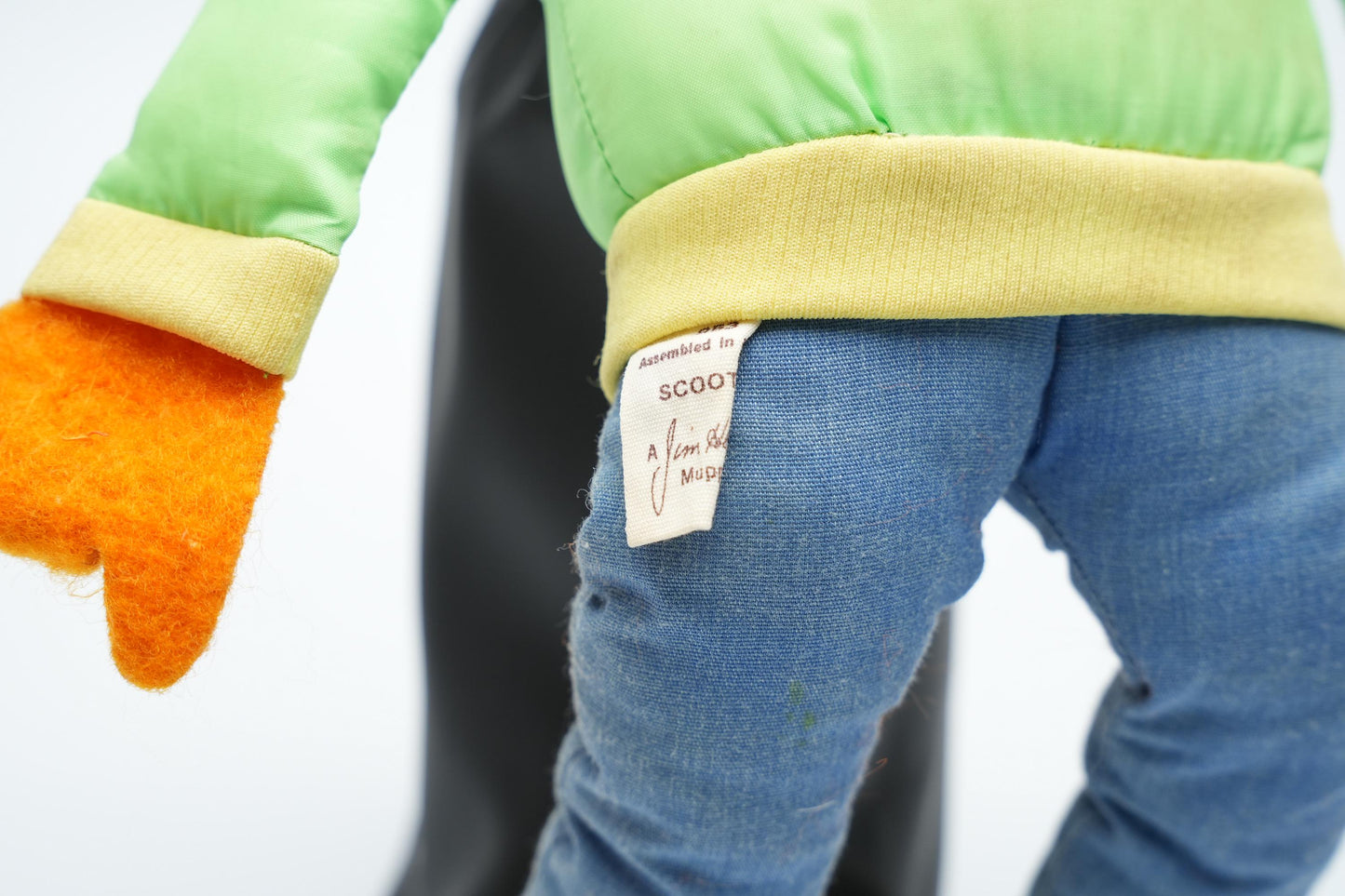 Zeldzame vintage Muppet 1978 Scooter Fisher Price pop Jim Henson Toy