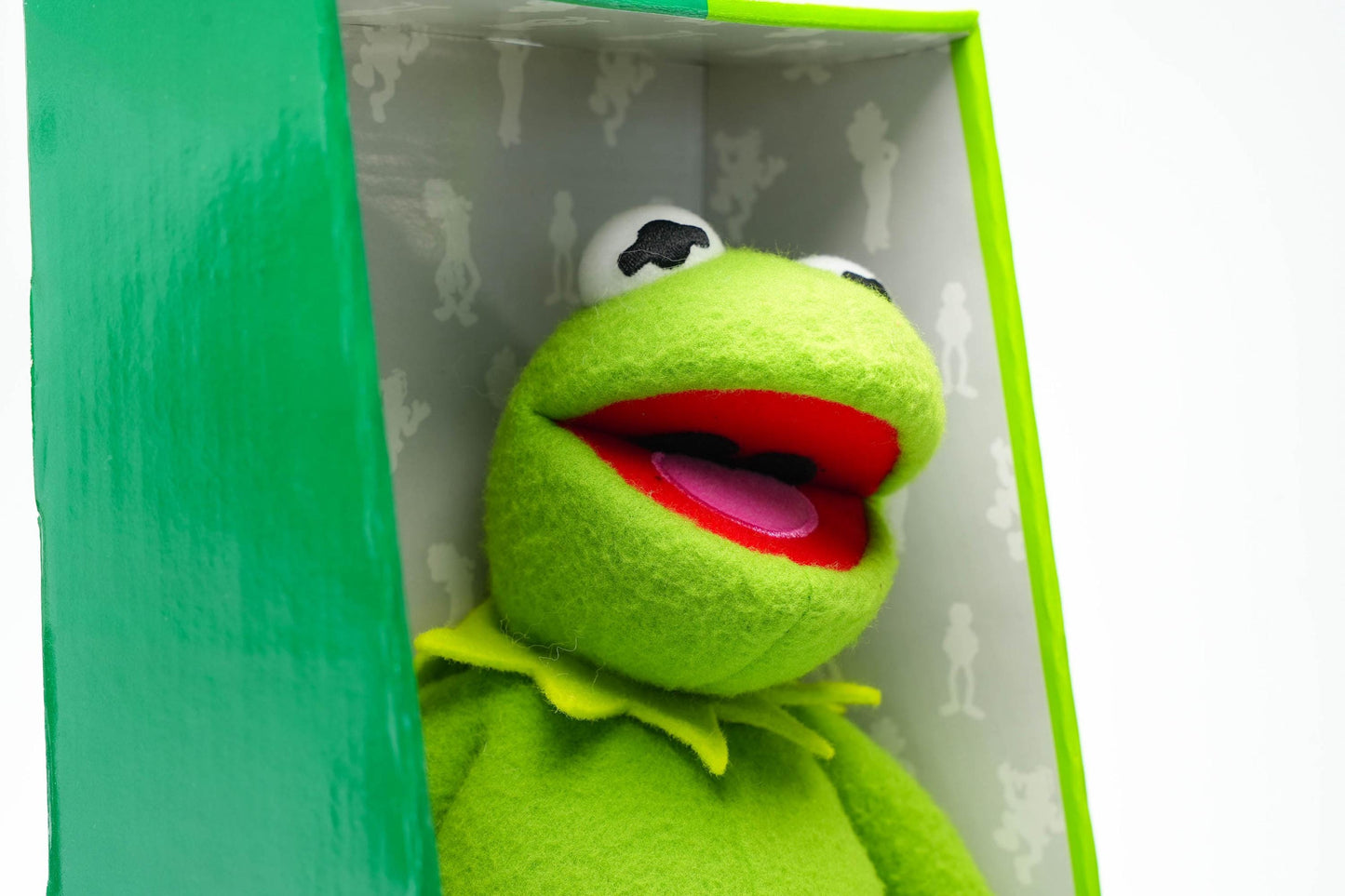 Kermit de Kikker Knuffelpop in Doos – Kermit Collection – 35 cm / ca. 13.8 inch – Vintage IGEL