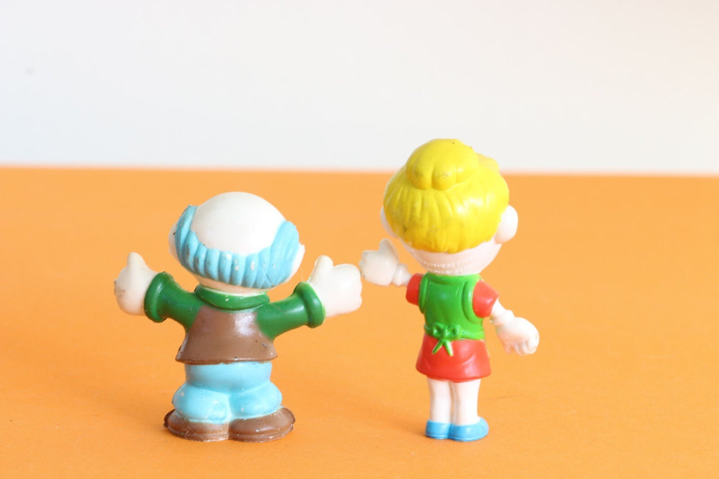 Vintage 1981 Mego Corp Clown | Pvc figuur clown meisje en clown jongen