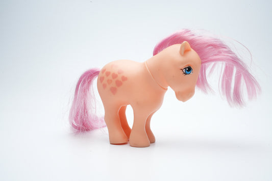 Peachy Pink Hearts | roze hartjes G1 My Little Pony | My Little Pony paarden