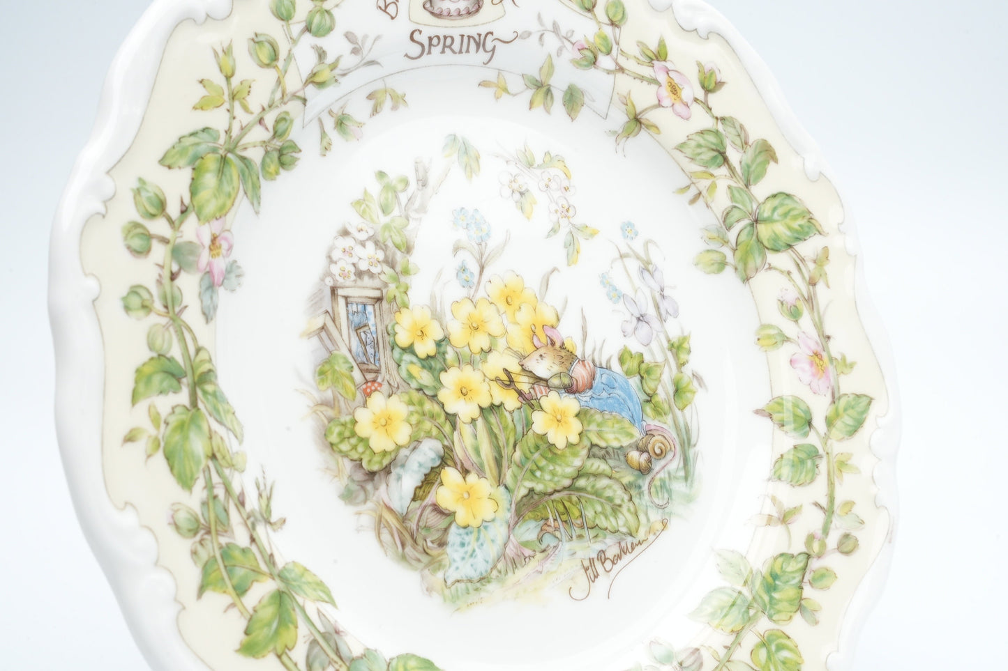 Brambly Hedge Spring bord | Vintage Brambly Hedge servies | Brambly Hedge Spring