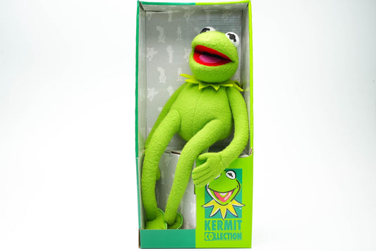 Kermit de Kikker Knuffelpop in Doos – Kermit Collection – 35 cm / ca. 13.8 inch – Vintage IGEL