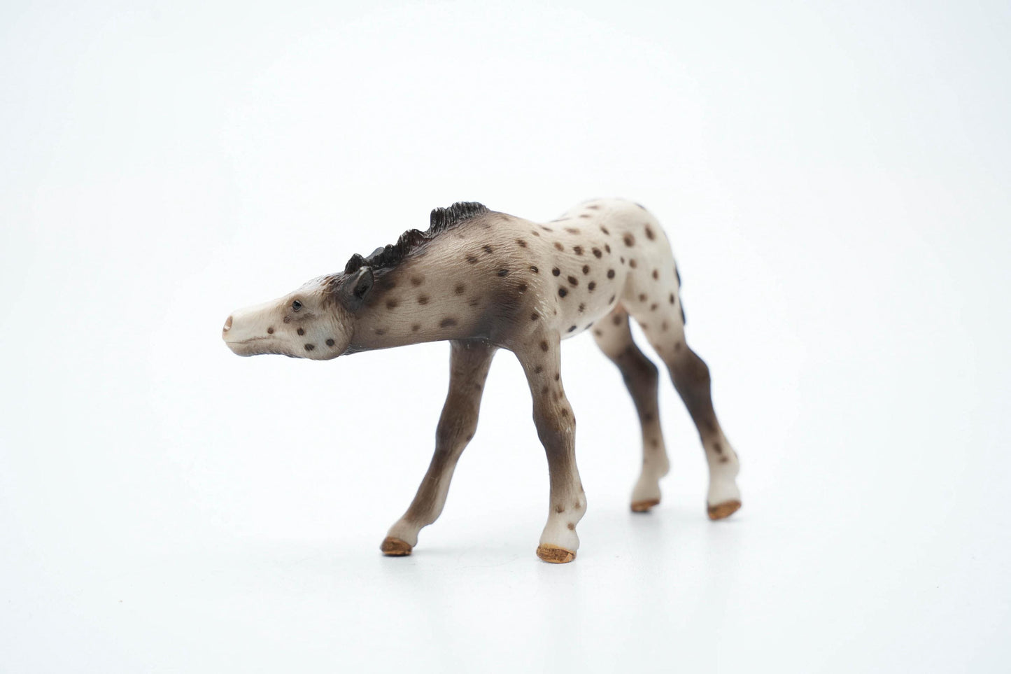 Schleich 13619 Knabstrupper Veulen – 6 cm (ca. 2.4 inch) – 2006 – Zeldzame Vintage Figurine