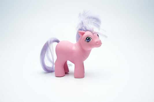 Vintage My Little Pony - Roze Pony met Paarse Manen
